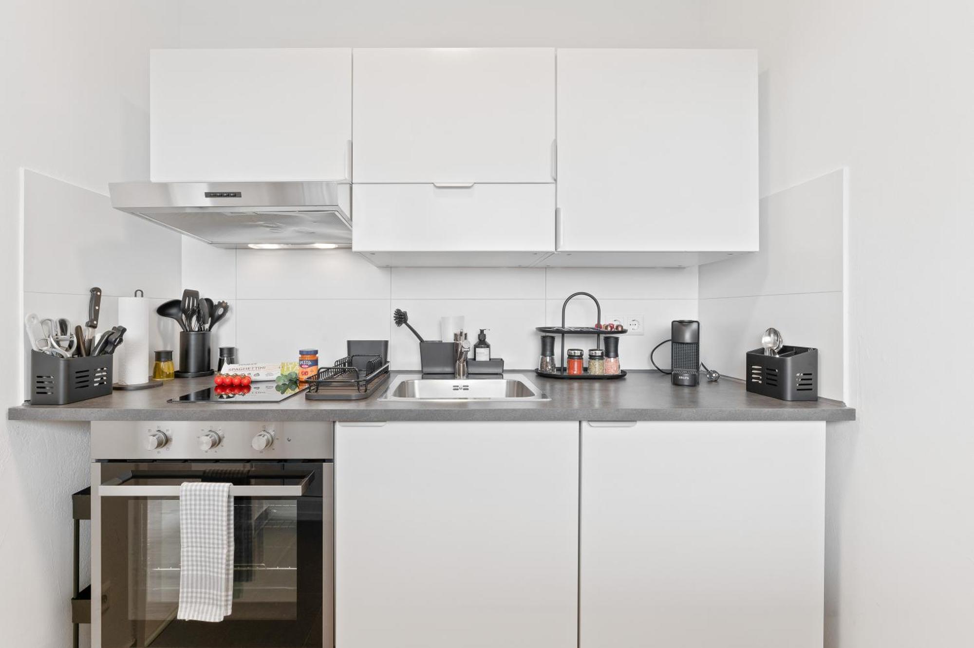Wohlfuehl-Apartment I Zentral I Balkon I Kueche 费尔巴赫 外观 照片