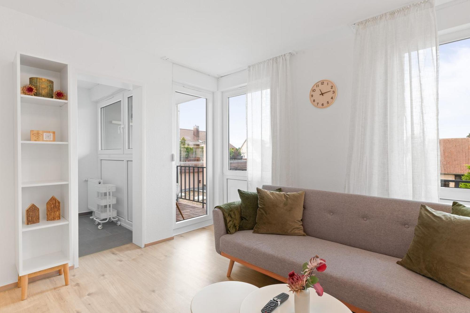 Wohlfuehl-Apartment I Zentral I Balkon I Kueche 费尔巴赫 外观 照片