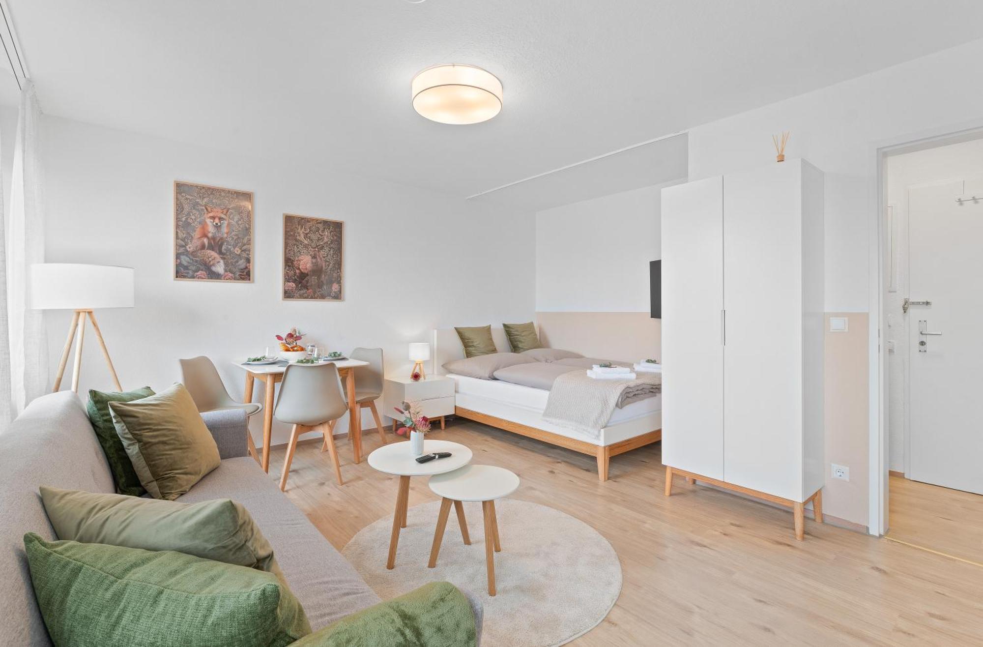 Wohlfuehl-Apartment I Zentral I Balkon I Kueche 费尔巴赫 外观 照片